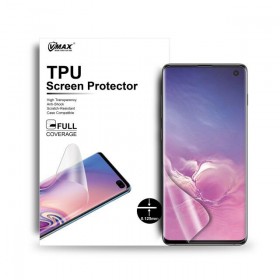 Защитная пленка для Samsung Galaxy S10+ (S10 Plus) - VMAX 3D Curved TPU Film (USA TOP Hydrogel Material) Ver.2